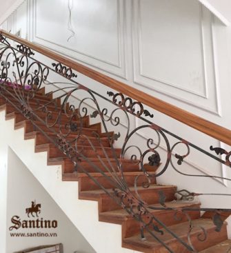 Cầu thang sắt nghệ thuật