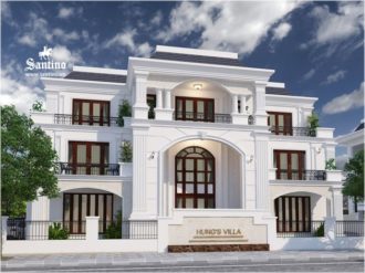 thiet ke kien truc tan co dien biet thu 3 tang dang cap botanica vinhomes 1