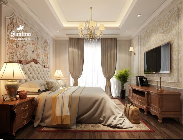 thiet ke noi that chung cu phong cach tan co dien can s2 sun grand city 2