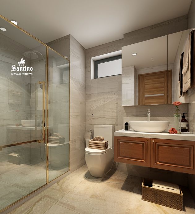 thiet ke noi that chung cu phong cach tan co dien can s2 sun grand city 9
