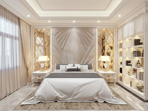 Thiết kế nội thất phòng ngủ Tân cổ điển mẫu 8