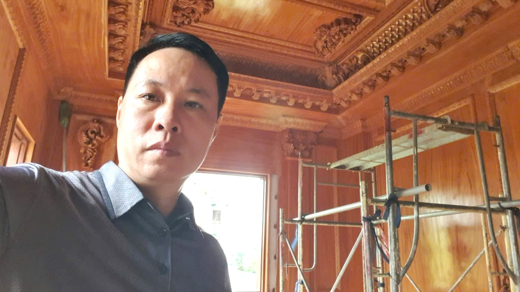 thi công ốp gỗ tự nhiên trần tường Tân cổ điển thi công ốp gỗ tự nhiên trần tường Tân cổ điển