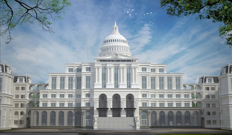 Kiến trúc trường Đại học công nghệ ĐÔng Á